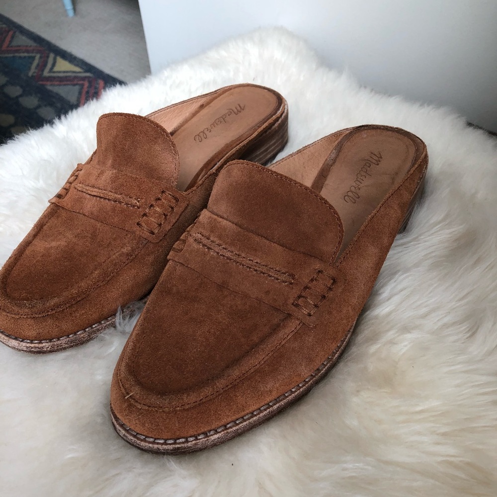 💫 Madewell Suede Slipon Loafers